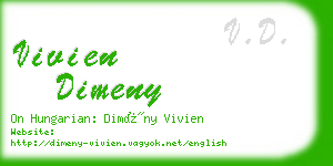 vivien dimeny business card